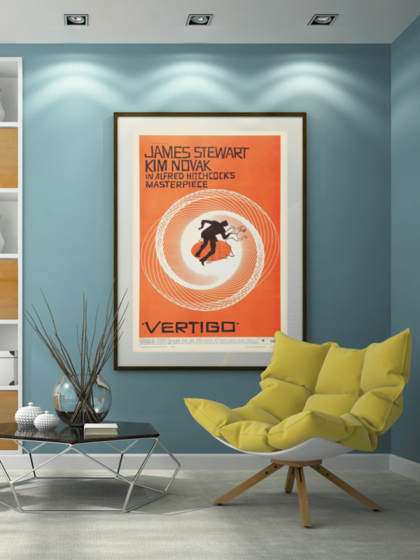 XXL Retro Kinoposter Vertigo