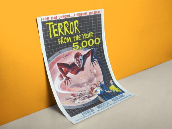 Klassisches Retro Kinoposter - Terror aus dem Jahr 5000