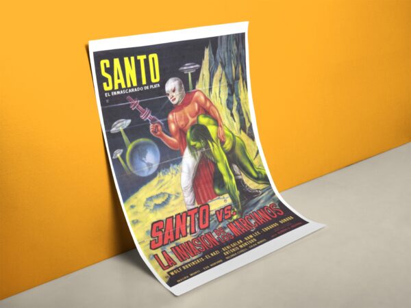 El Santo Kinoplakat Vintage Kinoplakat Reprint