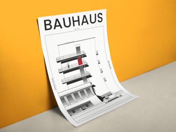 Bauhaus Werbeplakat Kunsthochschule