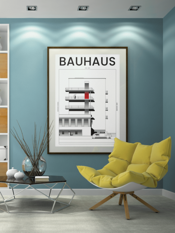 Kunstdruck Bauhaus Ausstellung