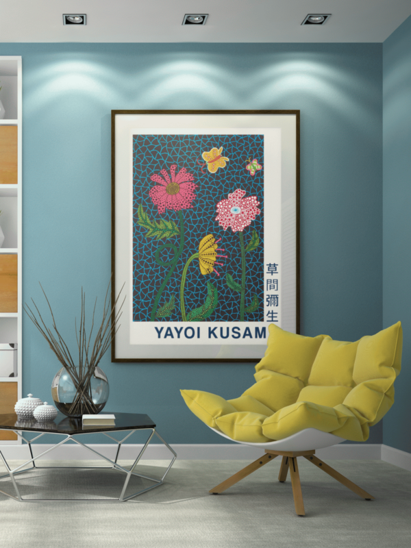 Kunstdruck Yayoi Kusama Ausstellung Poster