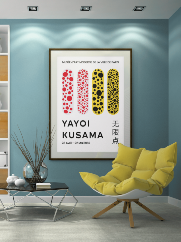 XXL Retro Poster Yayoi Kusama