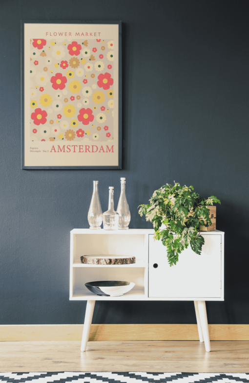 Amsterdam Blumenmarkt Poster