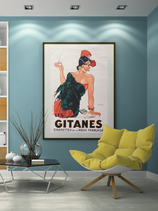 XXL Werbeplakat von GITANES