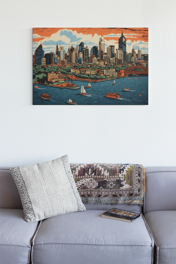 Sydney Canvas Wohnzimmer