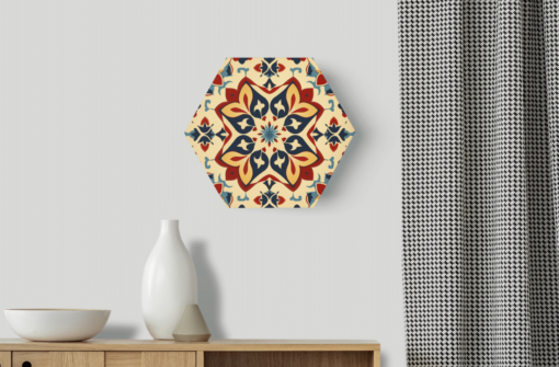 Marokko Muster Fliese Hexagon Bild